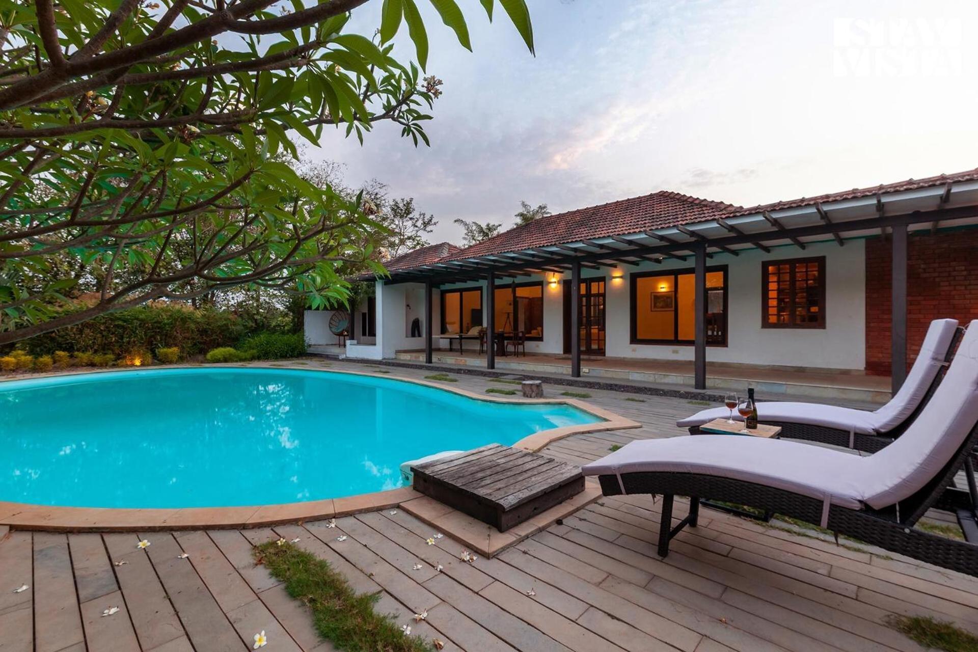 Wander Beyond By Stayvista - Featuring A Bali-Themed Abode And A Refreshing Swimming Pool Alībāg Exteriör bild